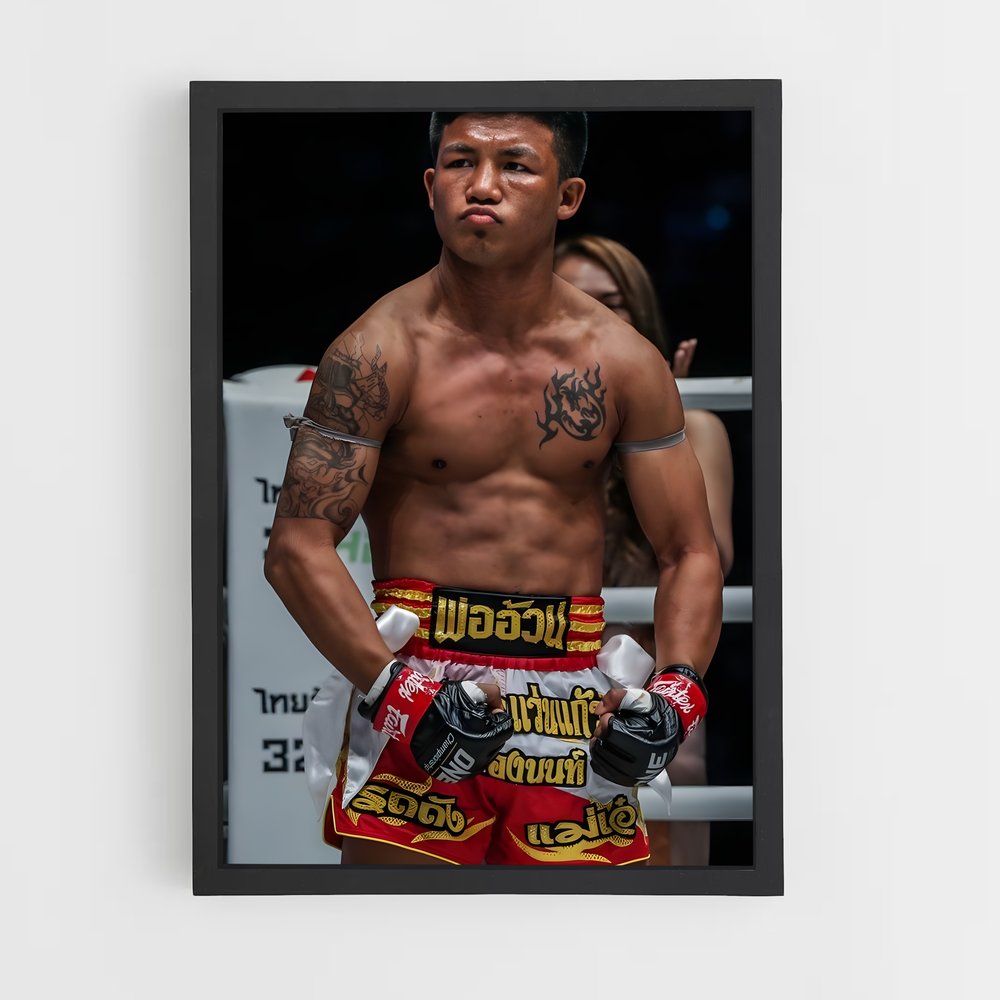 Poster Jitmuangnon Mantra – affiche MMA (vue 2)